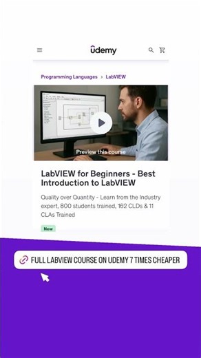 https://shorturl.at/tXG3y Learn LabVIEW #labviewadvantage