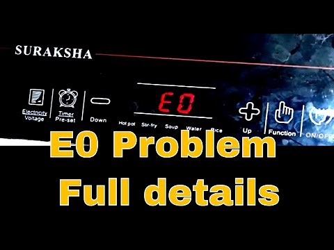 E0 problem and its cause of induction cooktop and IGBT Failure Solution | E0 Error in Induction
