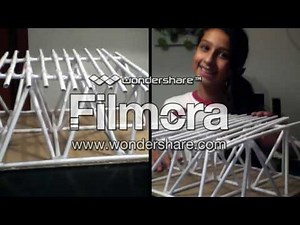 Puente resistente en papel
