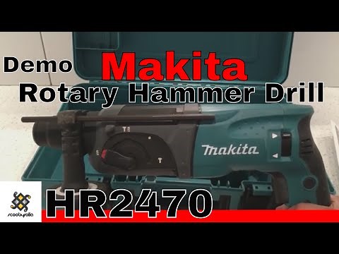 Makita Rotary Hammer Drill HR2470 & Demo