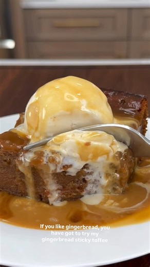 Danielle Cochran | THESALTYCOOKER®️ on Instagram: "Gingerbread sticky pudding cake might be my favorite bake this season. It’s tender, full of warm spice, and gets soaked in a homemade toffee sauce that makes every bite better than the last. 🖤 ✨ Comment RECIPE and I’ll send you the details. #gingerbread #gingerbreadcake #stickytoffeepudding #cozybaking #cakerecipe #bakingfromscratch #forkyeah #thebakefeed #feedfeed #easyrecipes https://thesaltycooker.com/gingerbread-pudding-cake/"