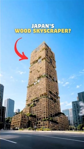Japan Building a Skyscraper with Wood 😳