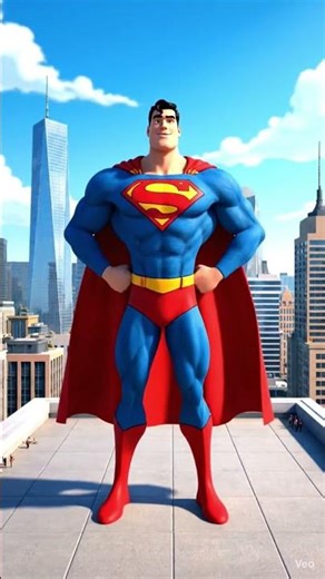 Superman Cartoon Video | Hero in the Sky 💥🦸‍♂️