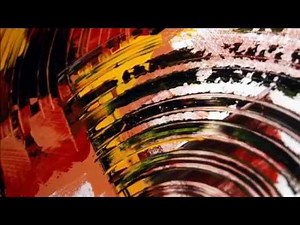 Artiste peintre contemporain, demo peinture abstraite, Galerie printemps 2015 Anthony Chambaud 🎨