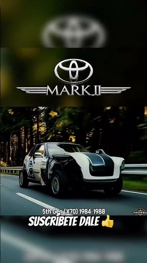 #automobile #evolution Toyota Mark II ⏱️✅