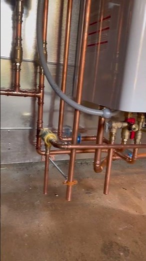 Navien Combi boiler install! Powered by Go Green Plumbing, Heating, Air & Electrical.