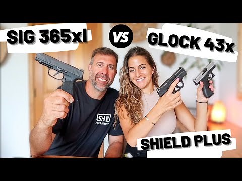 SIG 365XL VS GLOCK 43X VS SHIELD PLUS | Taking them to the range