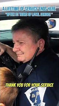 Final Call After 33 Years of Service 💙 | A Lifetime of Dedication #FinalCall #PoliceTribute