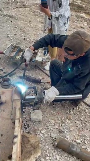 Line boring machine installation process