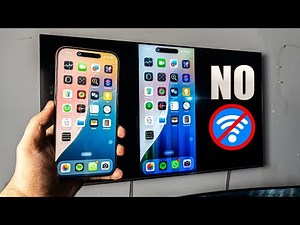 How to Screen Mirroring iPhone to Any TV Without WiFi (2025)