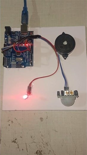 motion detection system #shorts #viral #arduino #electronic #iot #education #science #technology