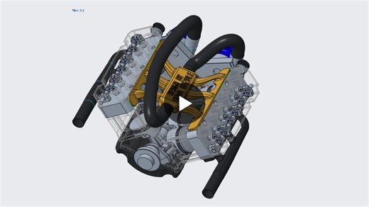 #mechanicalengineering #v6engine #ptccreo #automotiveengineering #cadmodeling #engine #powertraindesign | Oumaima Ghziale