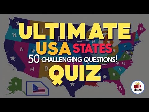 Ultimate USA States Quiz | 50 Trivia Questions About US States