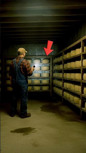 Farmer Found Cheese Wheels in Secret Barn Cellar…