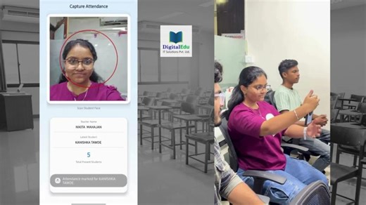 AI backed Selfie Attendance System for HEI s - Biometric Face Recognition based Classroom Attendance | DigitalEdu EduNova