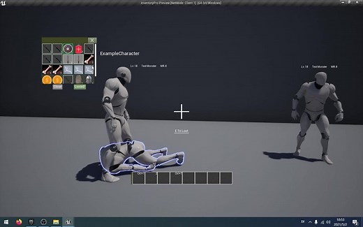 UE4 Inventory系统完全展示