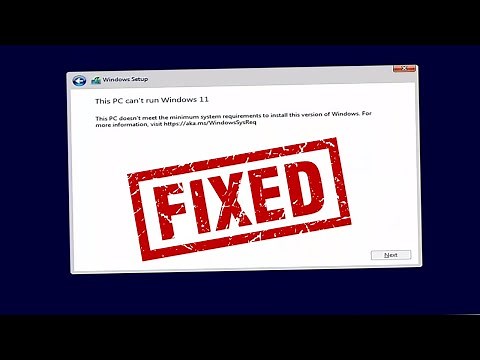 Sửa lỗi This PC doesn't meet the minimum system requirements to install Windows 11