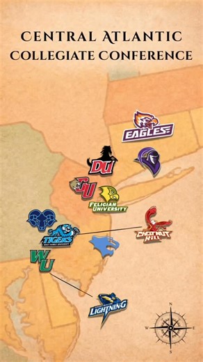 Aiden Kjeldsen on Instagram: "The Central Atlantic Collegiate Conference (CACC) is a competitive NCAA Division II conference bringing together private and public universities across the Mid-Atlantic and Northeast. With member schools in Pennsylvania, New Jersey, New York, Delaware, and Connecticut, the CACC is known for strong regional rivalries, balanced student-athlete experiences, and institutions that prioritize academics alongside high-level Division II athletics. CACC Members: Caldwell Uni