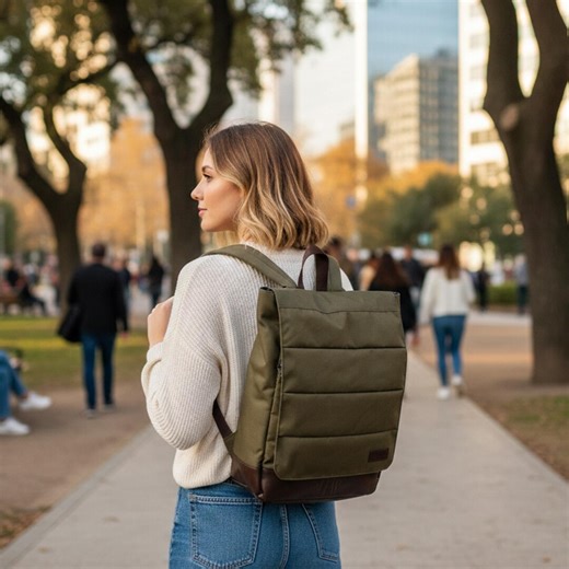 Personalized Canvas Laptop Backpack 16” Unisex Waterproof Vegan Leather Travel School Rucksack - Etsy