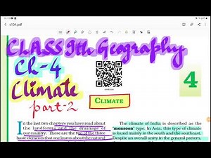 Class9th Geography Chapter 4 Climate part 2 detailed explanation in hindi