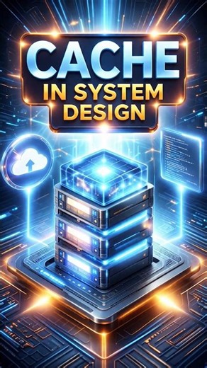 Master Cache in 60 Seconds! System Design #TechExplained #shorts #systemdesign