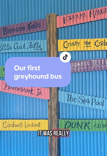 Taking our first greyhound bus in aus! #austravel #travel #backpacking