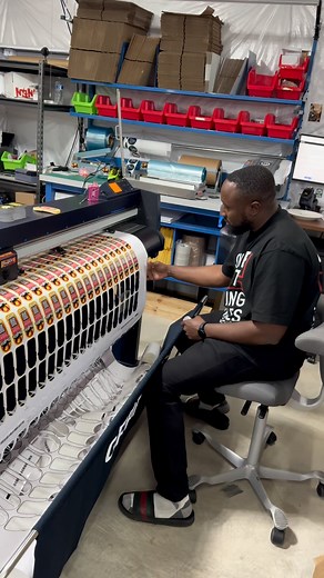 PRINTPIRE BRANDING | Bts: cutting QR code stickers 🤑 Dm or go to website to place your custom order 🛒🛍️ https://www.printpire.com/collections/stickers | Instagram