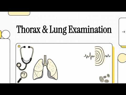 Thorax and Lung Assessment: Anatomy, Palpation & Findings