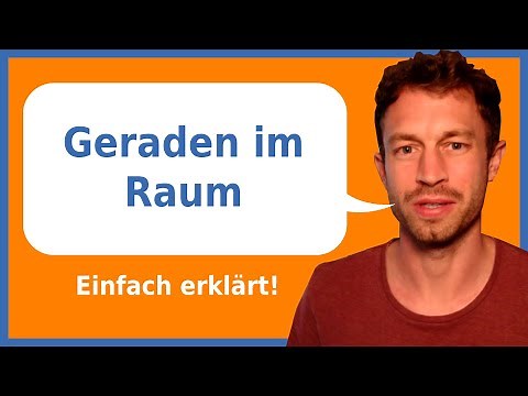 Geraden im Raum | Geradengleichung aufstellen (einfach erklärt) | Herr Locher