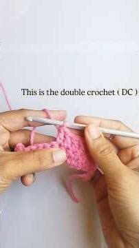 Double Crochet (DC) for Beginners | Easy Crochet Tutorial