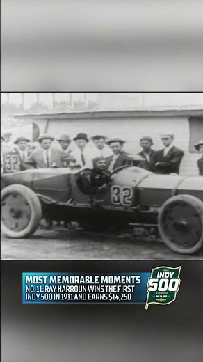 No. 11: Ray Harroun wins the very first Indy 500 in 1911 #INDYCAR #INDY500