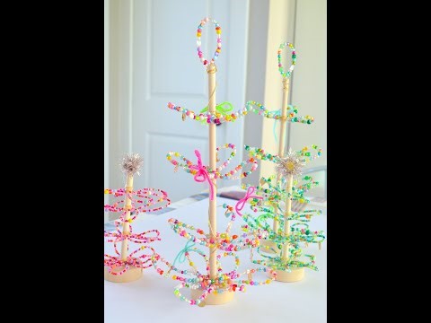 How to Make Beaded Christmas Trees