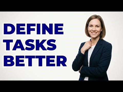 What Details Should A Task Definition Include?