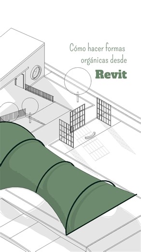 Silver Castan | Arquitecto | Formas orgánicas en Revit ~ . La clave está en los planos de trabajo y en entender la forma que quieres lograr desde un inicio :D .... | Instagram