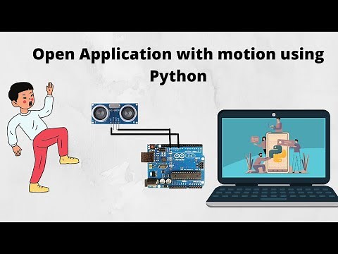 python + Arduino + ultrasonic sensor to open application by detecting motion