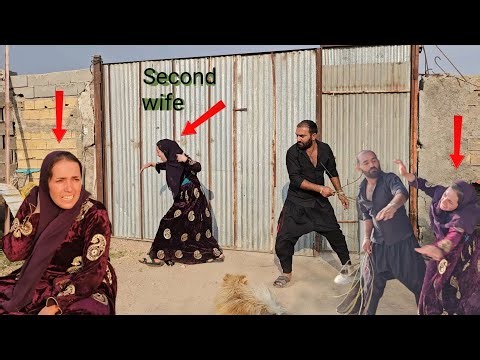 Second wife tries to escape angry husband