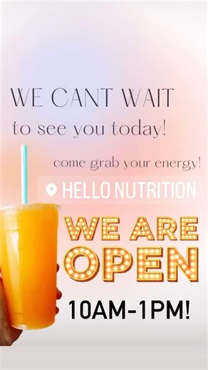 Helloooo Saturday ☀️! It’s the perfect day to stop in and grab your Healthy Drinks to fuel your weekend 🥤🧋🤍! Sips with Benefits 🥤 🤸🏼‍♀️Energy 😎Boost Metabolism 🔥Fat Reducer 🥸Mental Clarity & Focus 👊🏻Soothes the Digestive System 💪🏾Loaded w/B Vitamins ✌🏼Vitamin C & Echinacea 🚫Zero or low Sugars! We make Healthy taste GREAT! 👍🏻 ⏰ MON-FRI 7A-2P, SAT 10A-1P 📍3909 N COLLEGE AVE, BETHANY 📱405-730-6100 To-Go 🥛SHAKES 🥤ENERGY TEAS 🍡SHAKE POPS 🔵 BOBA 🧋ICED PROTEIN COFFEE 🫶🏻 GOOD V