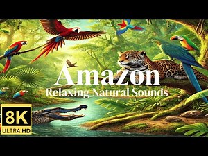 Relaxing Sounds- Ultimate 8K Amazon Wildlife Nature Sounds for Relaxation & Sleep