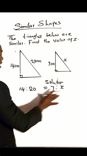 If you are still struggling to understand similar shapes, then this lesson is for you. It has been simplified for all level of learners to understand. #SimilarTriangles #Geometry #MathChallenge #Triangles #MathTutorial #GeometryProblems #MathSolutions #Proportionality #Similarity #MathHelp | Elementary Mathematics