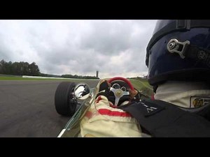 1967 Lotus 49 on board at Barber Motorsports Park
