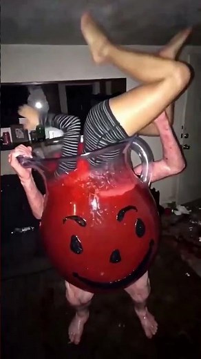 Kool Aid Man Crashes Party