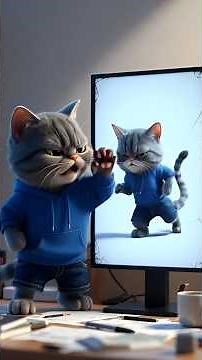 3D Cat Animation: From Sketch to Stunning Screen #ai #aivideo #cat #3danimation