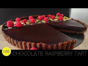 CHOCOLATE RASPBERRY TART | How to make the Best Chocolate Raspberry Tart!