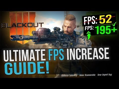 🔧 Black Ops 4 BLACKOUT: Dramatically increase performance / FPS with any setup! Battle Royale