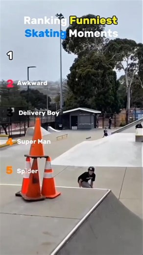 Ranking funniest skating moments #funny #shorts #rankingshorts