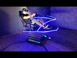 Full motion simulator for flight and racing "SUPERSIM", 2DOF