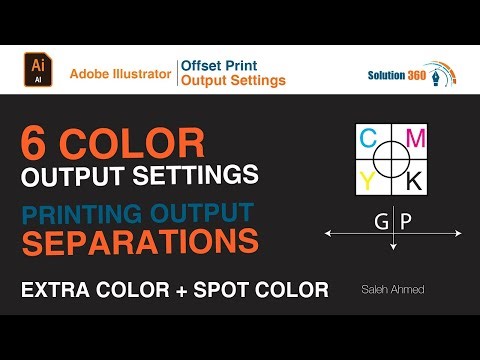 6 Color Output Settings & Color Separations | Extra Color Printing Tutorial