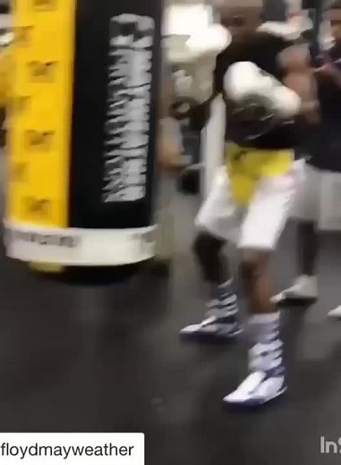 Floyd Mayweather Speed Bag Punching Techniques