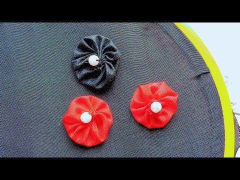 Diy flower making / how to make a cloth flower