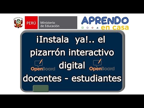 🔴Cómo instalar/descargar OPENBOARD pizarrón interactivo digital para el docente y estudiante 2021